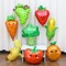 8pcs Fruit & Vegetable Aluminum foil Balloons for Party Decoration Fruit Birthday Aluminum Foil Helium Balloon for Summer Party Wedding Birthday Baby Shower Party Supplies